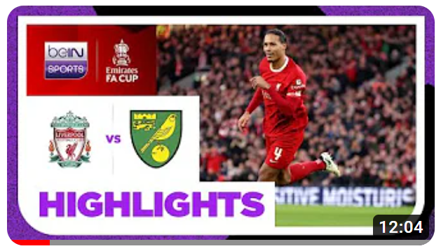 ไฮไลท์ ลิเวอร์พูล VS นอริช ซิตี้